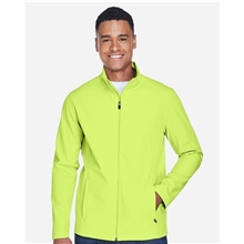 a group of team 365 - mens leader soft shell jacket