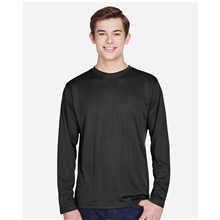 a group of team 365 - mens zone performance long sleeve t - shirt