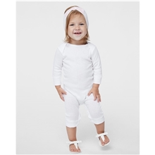 a group of rabbit skins infant baby rib creeper