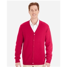 a group of harriton - mens pilbloc(tm) v - neck button cardigan sweater