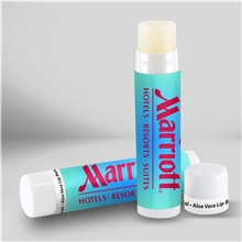 aerial view a group of spf 15 custom lip balm with vitamin e aloe, image 1 of 16