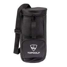 a black golf bag cooler - 9 can