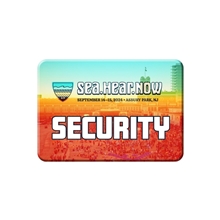 a group of 2.5 x 1.75 rectangle name badge