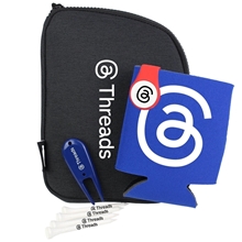 a group of par pouch golf kit with hat clip