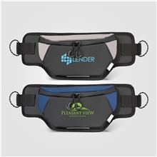 aerial view a group of alpen recycled polyester expandable waist bag - 50 oz, image 1 of 2