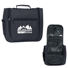 aerial view a black deluxe personal travel gear, image 1 of 2