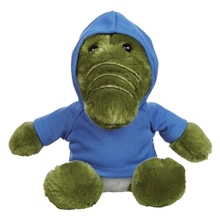 aerial view a green 6 allie gator with hoodie, image 1 of 2