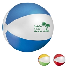 a group of 24 custom beach balls