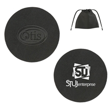 a group of bonded leather coaster