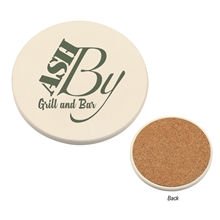 a group of round absorbent coaster