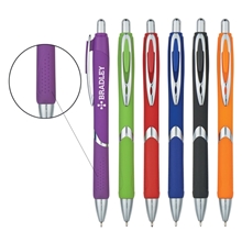 a group of dotted grip sleek write pen