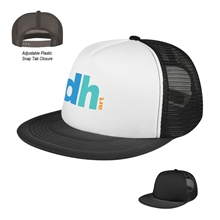 a group of flat bill trucker cap