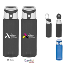 a group of 24 oz tritan(tm) flip - top sports bottle