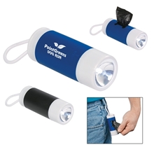 a group of dog bag dispenser with flashlight