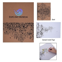 aerial view a group of the art of relaxing adult coloring book, image 1 of 2