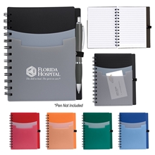 a group of tri - pocket notebook