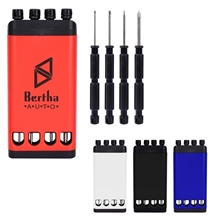 a group of 4- piece mini screwdriver set