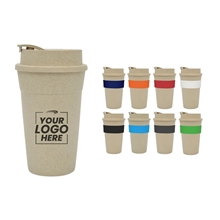 aerial view a group of 16 oz harvest travel tumbler, image 1 of 6