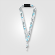a group of zevi rpet bulldog clip breakaway lanyard - 36 x 1
