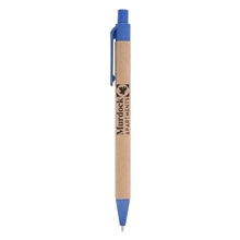 aerial view a blue brooks harvest writer pen, image 1 of 3