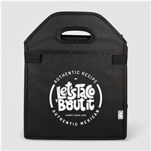 aerial view a black essen rpet collapsible trunk bag - 10 gal, image 1 of 8