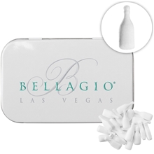 a group of rectangular tin with bottle shaped mints