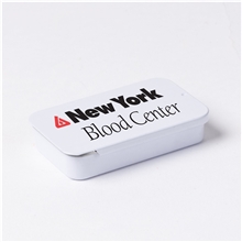 a group of white slyder tin