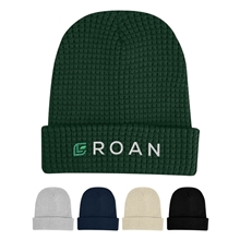 a group of whistler waffle knit rpet beanie