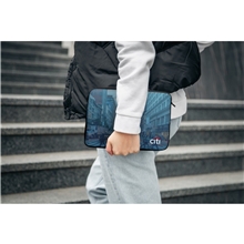 a group of full color 15 recycled neoprene laptop sleeve