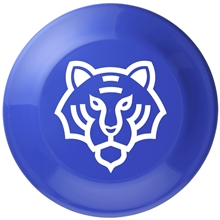 aerial view a blue classic 9.25 flying disc, image 1 of 4