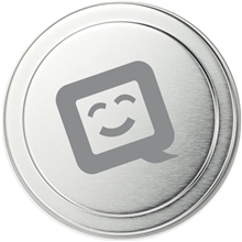 aerial view a silver calm meadow 2.7oz mini tin candle, image 1 of 6