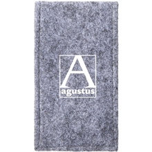 aerial view a charcoal the goods(tm) recycled felt 6- piece manicure set, image 1 of 3