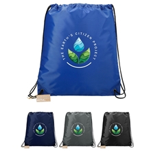 a group of oriole rpet drawstring bag