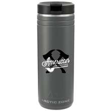 aerial view a gray arctic zone(r) titan thermal hp(r) straw tumbler 24oz, image 1 of 9