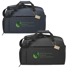 a group of aft recycled pet 21 duffle bag