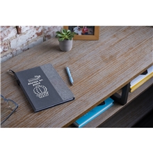 a group of 7 x 10 fsc(r) mix reclaim rpet refillable journal