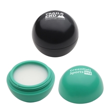aerial view a group of well - rounded ball shaped lip balm, image 1 of 2