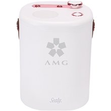 aerial view a white sealy(r) dual humidifier, image 1 of 14