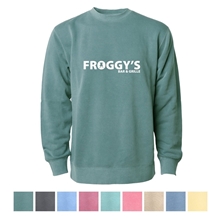 a group of independent trading company unisex midweight pigment dyed crew neck