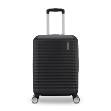 aerial view a black american tourister(r) stratum 3.0 carry - on spinner, image 1 of 4