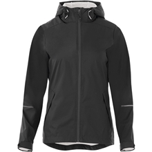 aerial view a black (995) womens cascade jacket, image 1 of 2