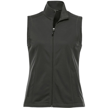 aerial view a grey storm (991) w - boyce knit soft shell womens vest, image 1 of 2