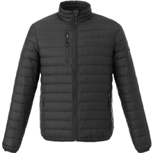 aerial view a black (995) mens whistler lightweight down puffer jacket, image 1 of 9