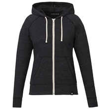 aerial view a black heather (897) womens american giant lightweight full zip, image 1 of 9