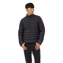 aerial view a ten meteorite black (896) mens tentree cloud shell packable puffer jacket, image 1 of 12
