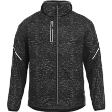 aerial view a black (995) mens signal packable jacket, image 1 of 4