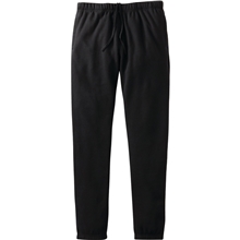 aerial view a black (995) mens rudall fleece pant, image 1 of 2