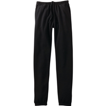 aerial view a black (995) womens rudall fleece pant, image 1 of 3