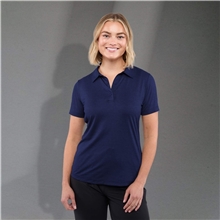 a group of womens izu everything performance eco short sleeve polo