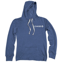 aerial view a blue yonder ace ladies whisper fleece pullover hoodie, image 1 of 2